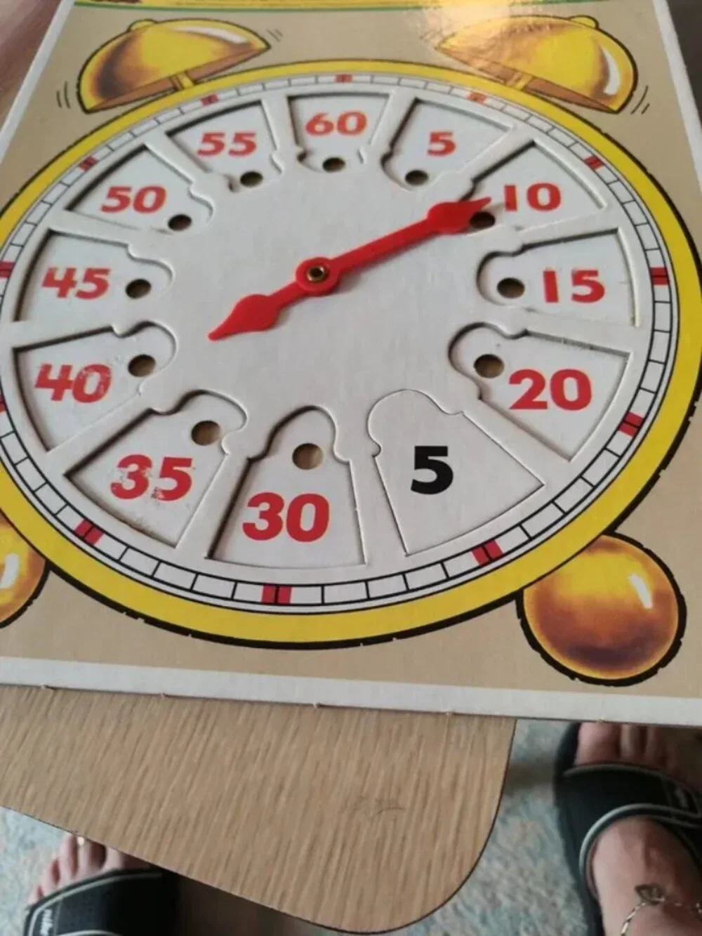 Vintage 1980's Golden Step Ahead Telling time Game Learning Activity Puzzle